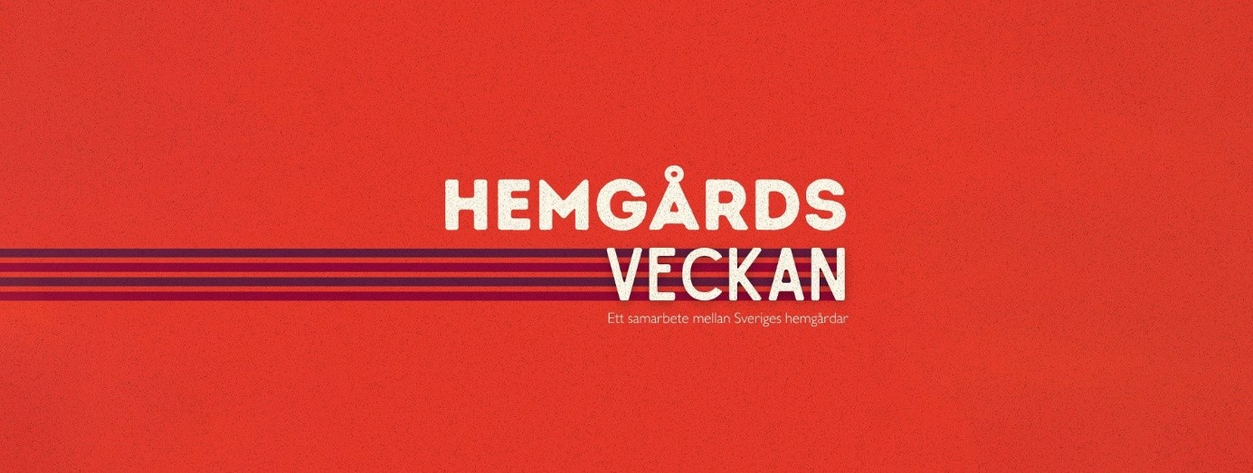 Hemgårdsveckan – röd grafisk märkning för veckan 12–18 oktober