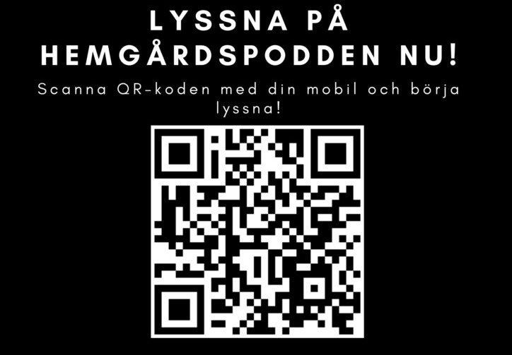 QR-kod för Hemgårdspodden Borås